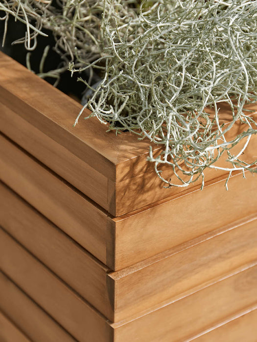 Malmo Acacia Planter - High