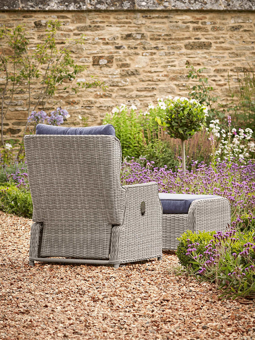 Clovelly Recliner Lounge Chair & Foot Stool