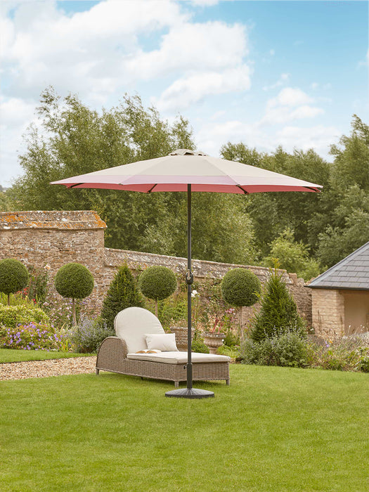 Two Tone Parasol - Blush