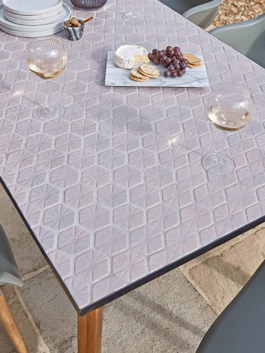 Honeycomb Tiled Dining Table