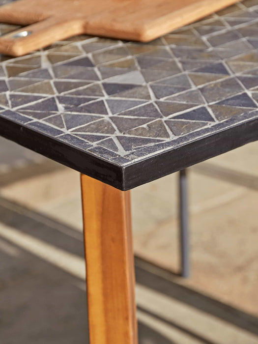 Geometric Tiled Dining Table
