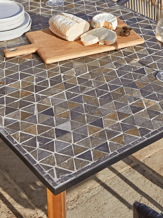 Geometric Tiled Dining Table