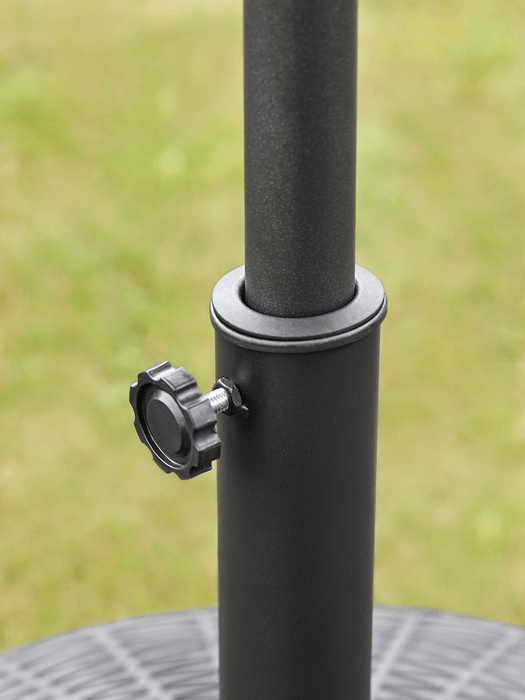 Round Parasol Base - Black