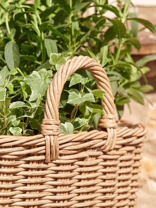 Three Faux Rattan Planters - Rectangular