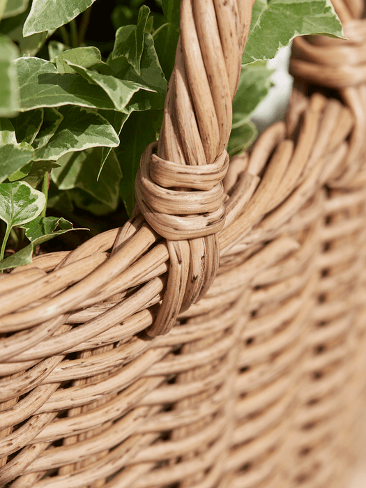 Three Faux Rattan Planters - Rectangular
