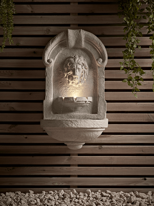 Lion Wall Mounted Water Feature