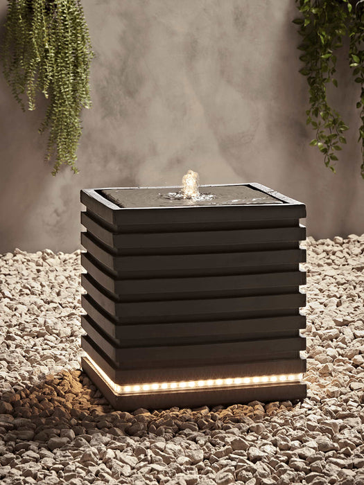 Ridged Light Up Water Feature