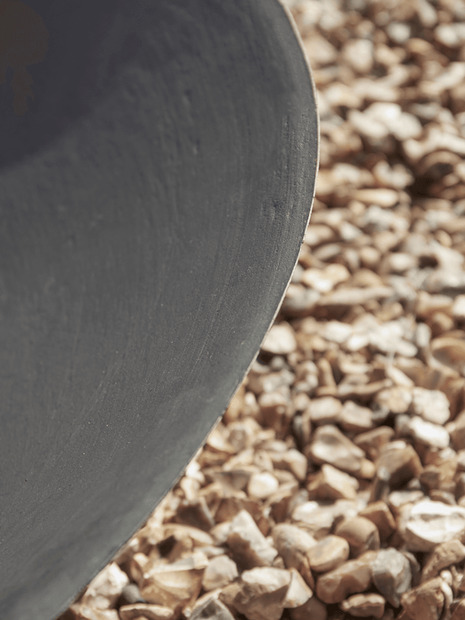 Round Iron Fire Pit - Black