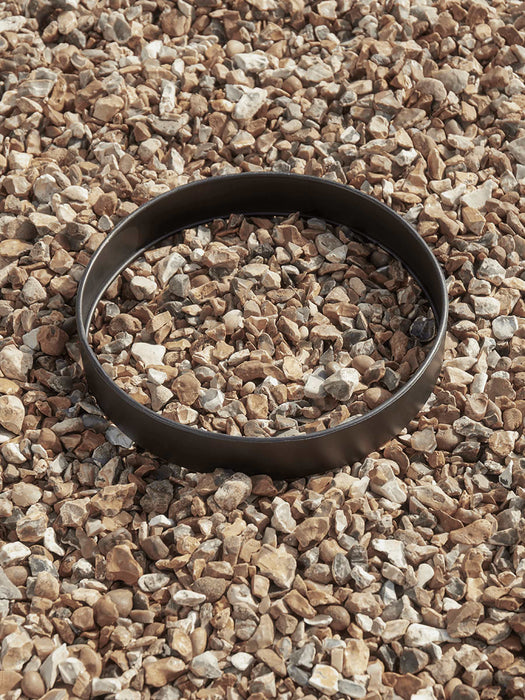 Round Iron Fire Pit - Black