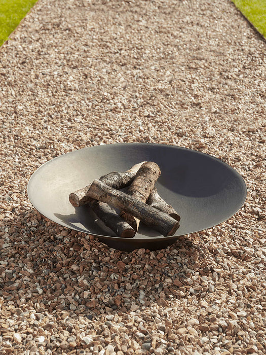 Round Iron Fire Pit - Black
