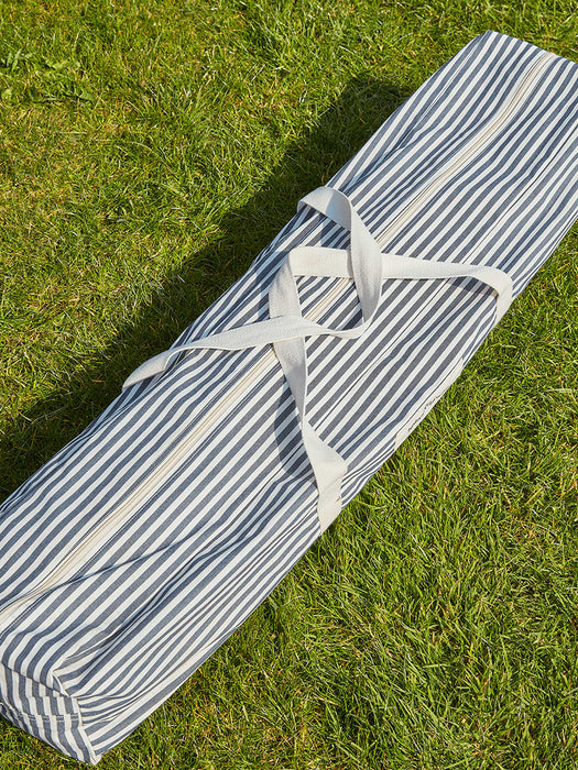 Fringed Hammock - Blue Stripe