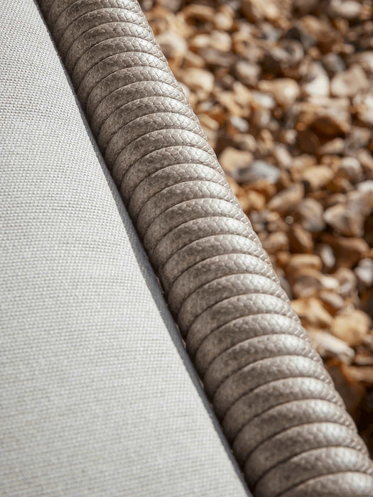Woven Rope Chair & Footstool Set