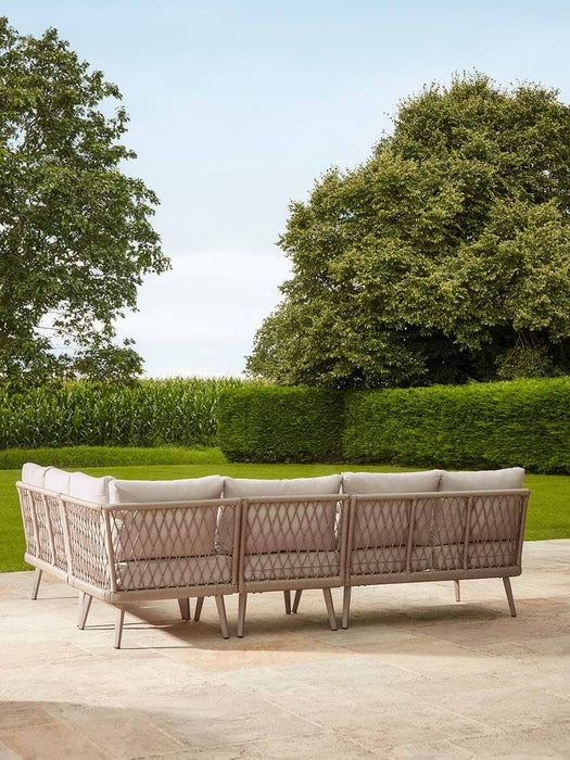 Woven Rope Corner Dining Set