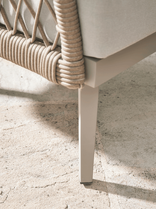 Woven Rope Corner Dining Set & Lounge Chair