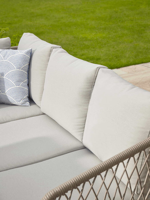 Woven Rope Corner Dining Set & Lounge Chair