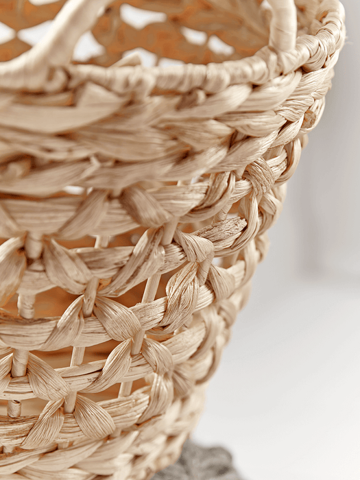 Tiered Woven Storage Basket