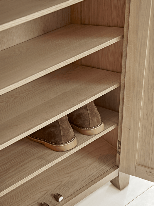 Burford Oak Shoe Cupboard