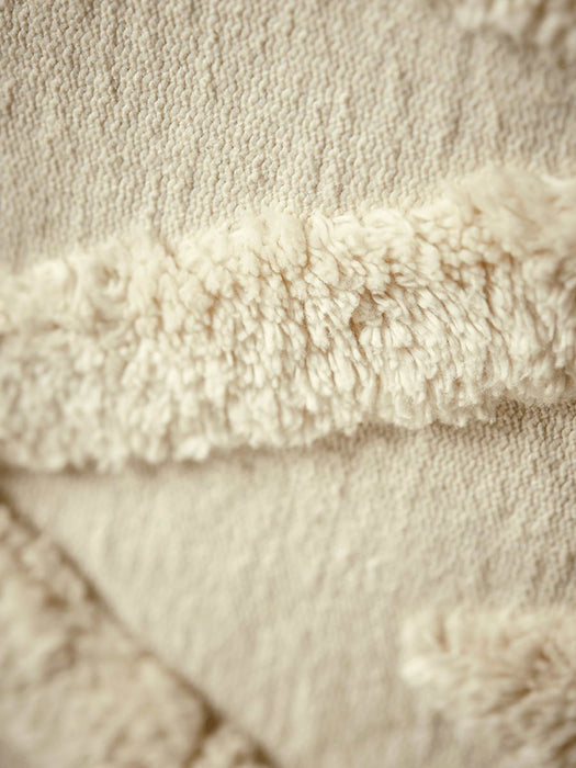 Cotton Tufted Geometric Throw