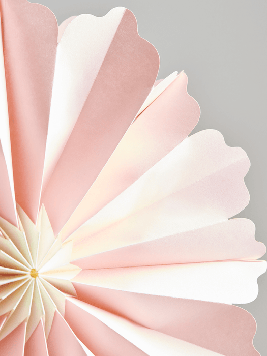 Three Hanging Paper Flowers