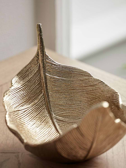 Textured Gold Leaf Bowl