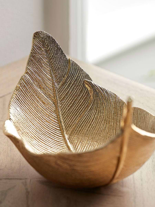 Textured Gold Leaf Bowl