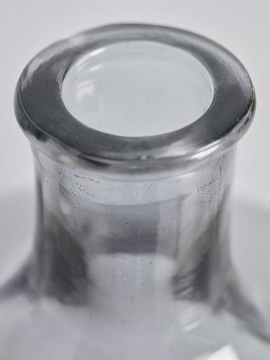 Smoked Round Bottle Vase