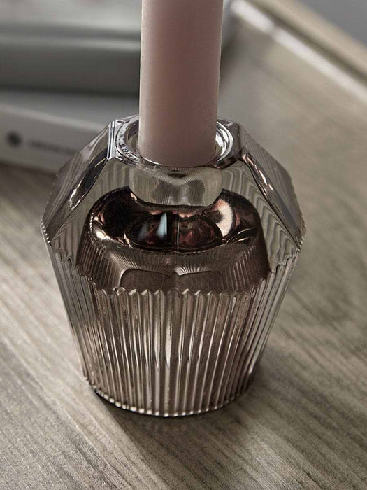 Three Smoked Double Sided Tealight Holders