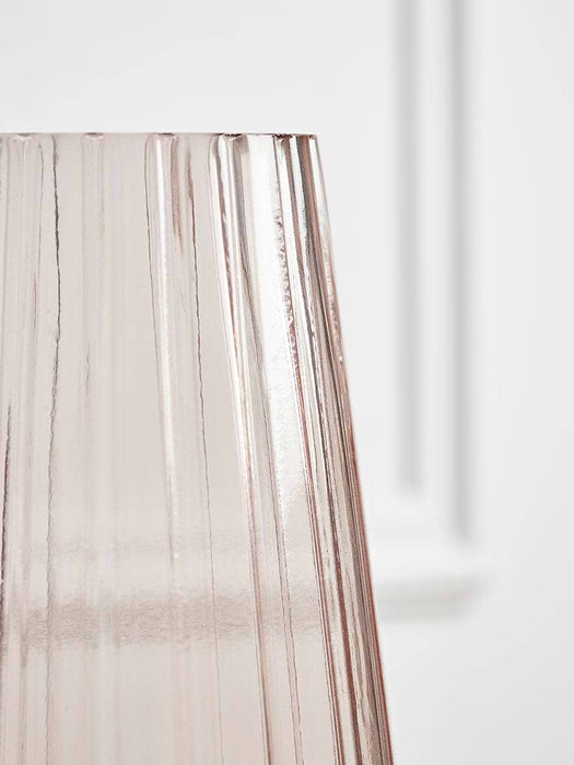 Blush Fluted Vase
