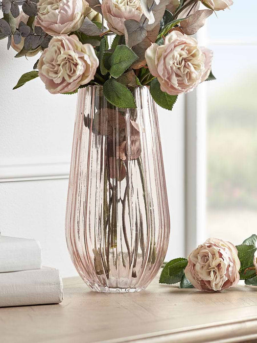 Blush Fluted Vase