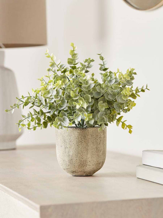 Faux Potted Eucalyptus