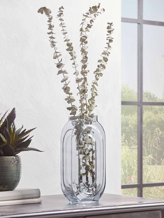 Smoked Abstract Vase