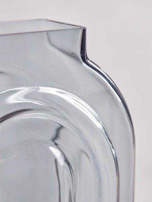 Smoked Abstract Vase