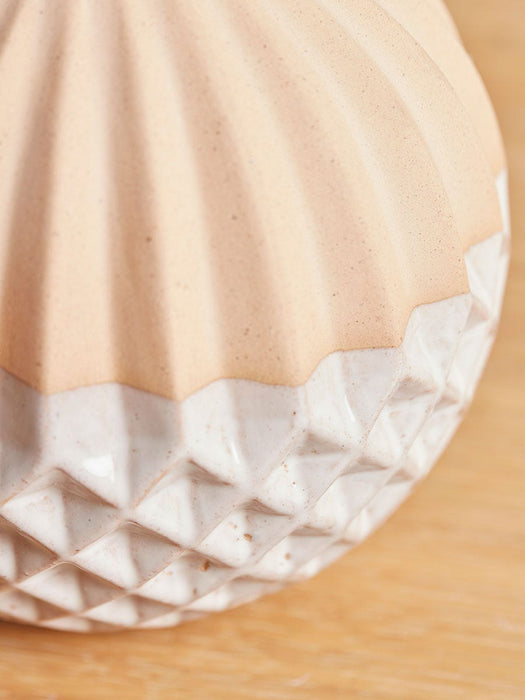Round Geometric Vase