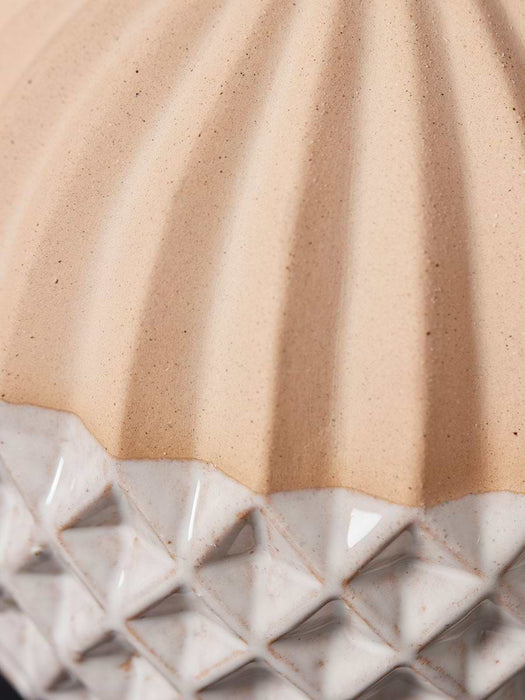 Round Geometric Vase