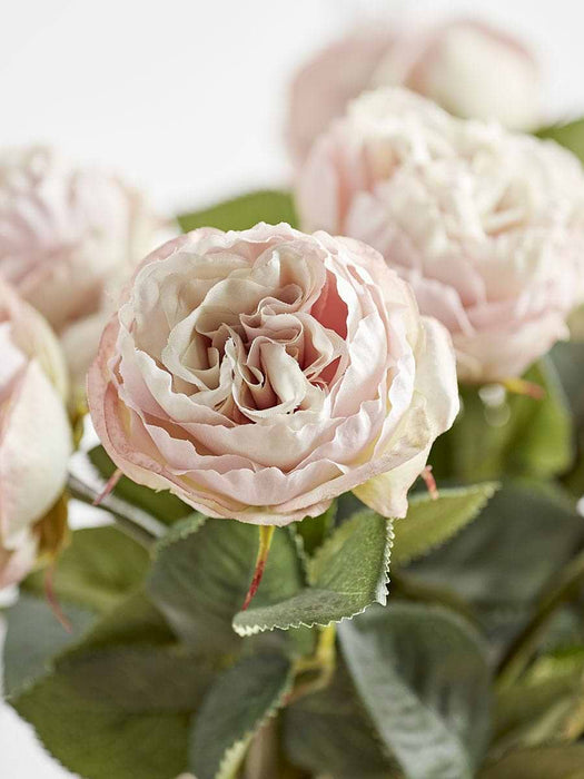Twelve Faux Rose Stems