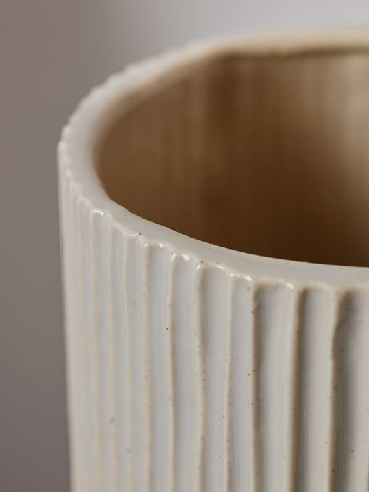 Two Tone Fluted Vase