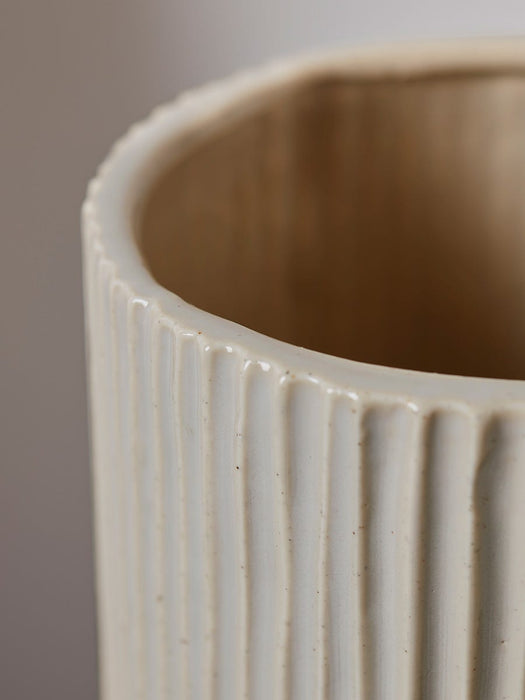 Two Tone Fluted Vase