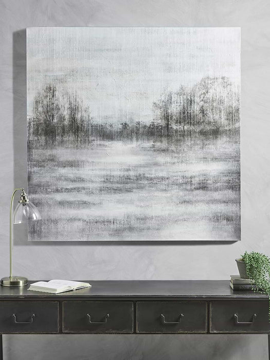 Abstract Woodland Canvas