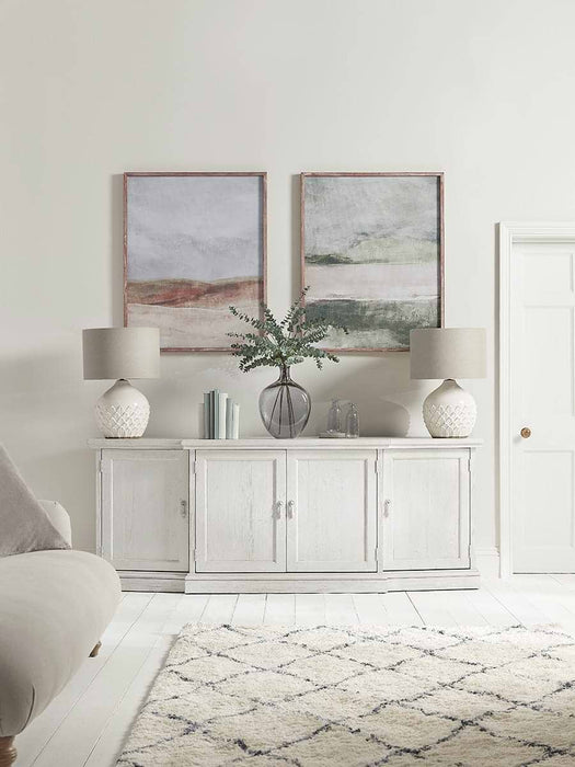 Two Abstract Landscape Framed Canvases