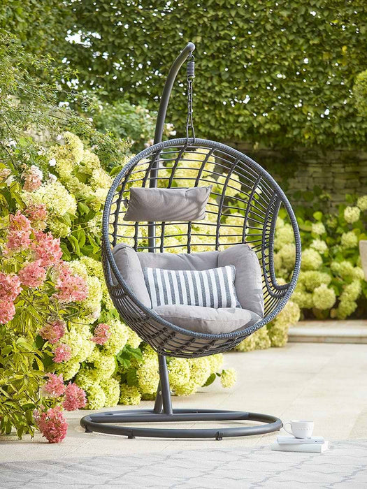 Indoor Outdoor Hanging Chair - Black