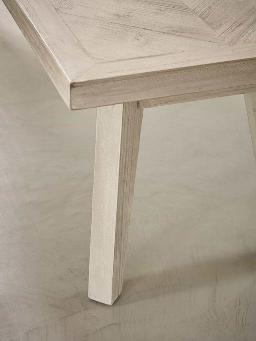 Limewashed Parquet Bench