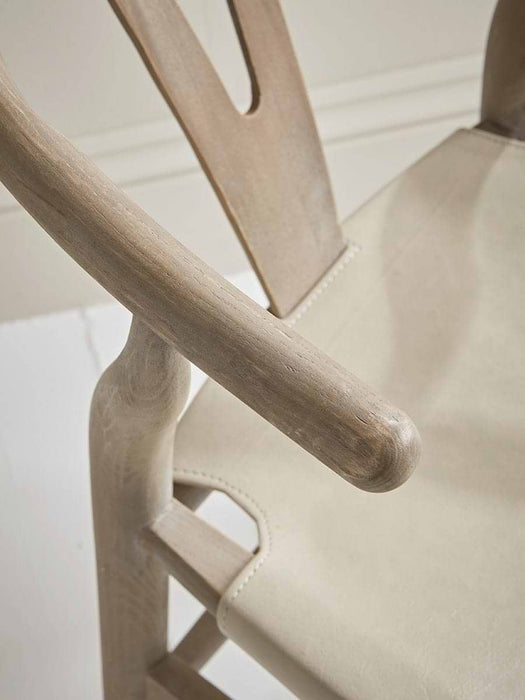 Bow Back Dining Chair - Soft Grey