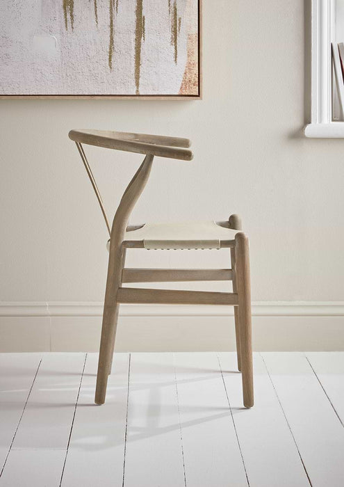 Bow Back Dining Chair - Soft Grey