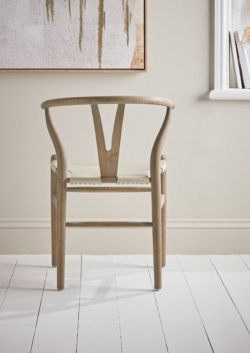 Bow Back Dining Chair - Soft Grey