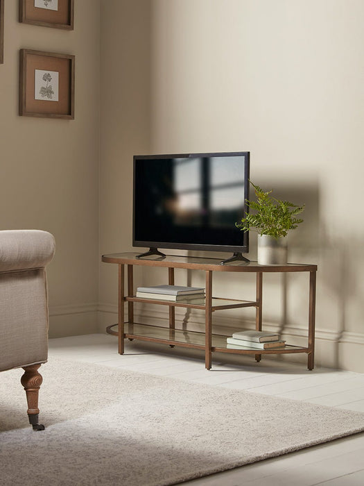 Glass Display Media Unit - Aged Bronze