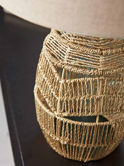 Rattan Table Lamp