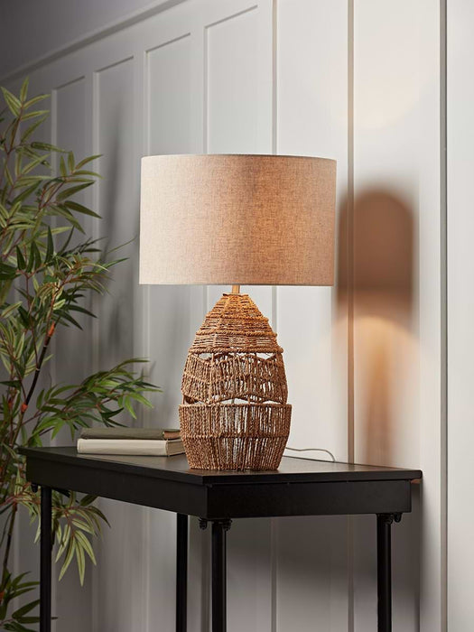 Rattan Table Lamp
