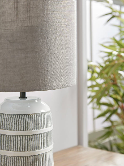 Etched Table Lamp