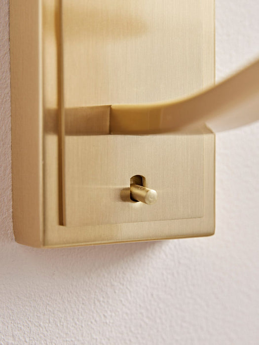 Brushed Gold Wall Light
