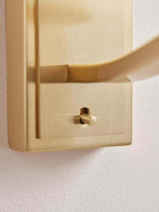 Brushed Gold Wall Light